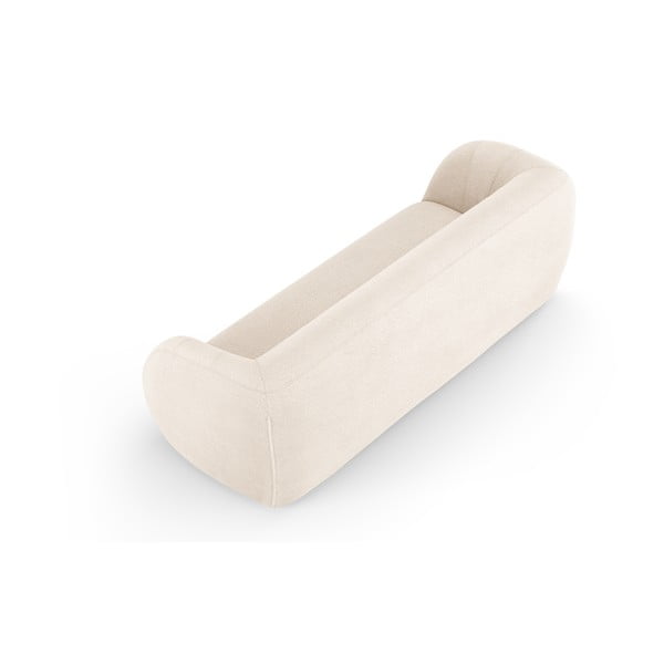 Krémová pohovka z textílie buklé 230 cm Essen – Cosmopolitan Design-image-3