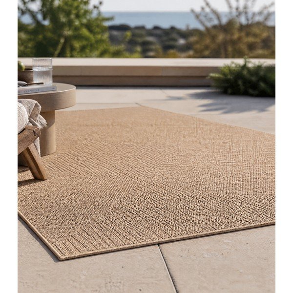 Hnedý vnútorný a vonkajší koberec 80x150 cm Timber 1404 – Ayyildiz Carpets-image-1