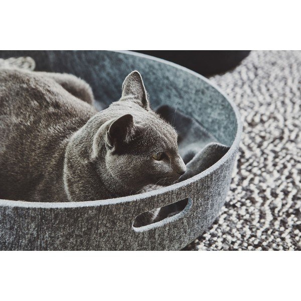 Úložný látkový košík ø 46x12 cm Cesto Concrete – MiaCara-image-3