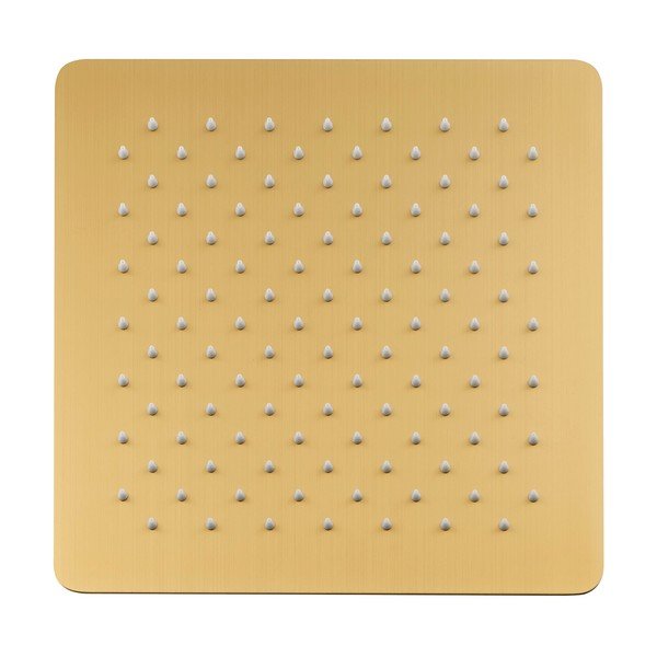 Hlavová sprcha z nehrdzavejúcej ocele v zlatej farbe Slim – Sapho-image-2