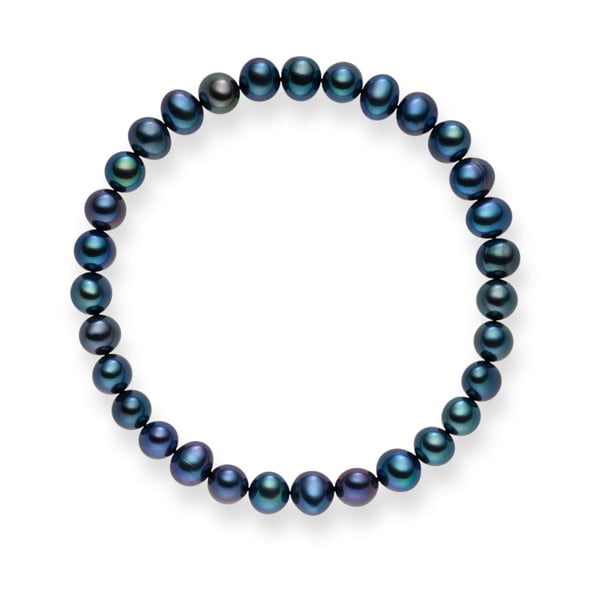 Perlový náramok Nova Pearls Copenhagen Cecile Blue