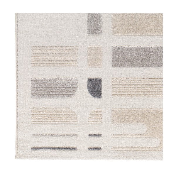 Koberec vo svetlosivej a slonovinovej farbe 160x230 cm Flora – Universal-image-3