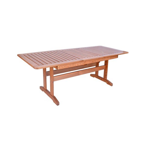 Záhradný jedálenský stôl z borovicového dreva 90x160 cm Luisa – Rojaplast-image-2