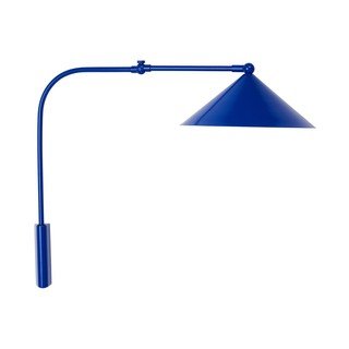 Modré kovové nástenné svietidlo do zásuvky Kasa – OYOY Living Design