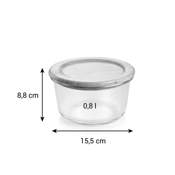 Sklenená dóza na potraviny Online – Tescoma-image-1