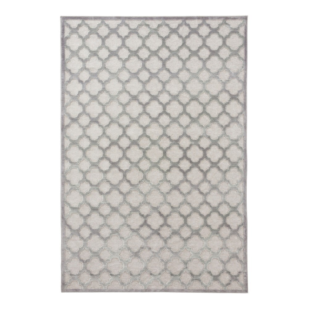 Sivý koberec z viskózy Mint Rugs Bryon, 80 × 125 cm