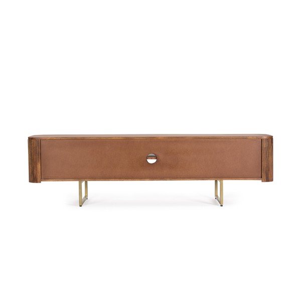 TV stolík z mangového dreva v prírodnej farbe 180x45x40 cm Vilas – Bizzotto-image-1