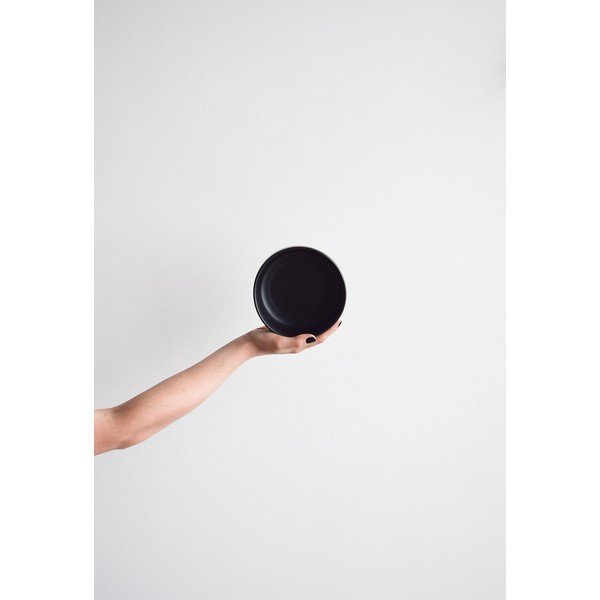 Čierna kameninová miska ÅOOMI Luna, ø 15 cm-image-3