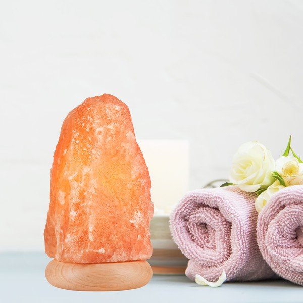 Oranžová soľná lampa, výška 23 cm Sally - LAMKUR-image-1