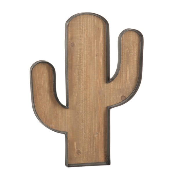 Dekorácia J-Line Cactus Wood
