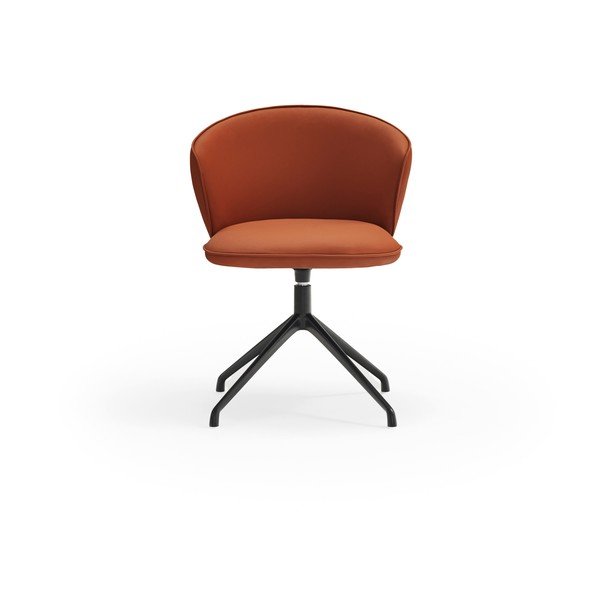 Oranžové čalúnené jedálenské kreslá v súprave 2 ks Add – Teulat-image-4