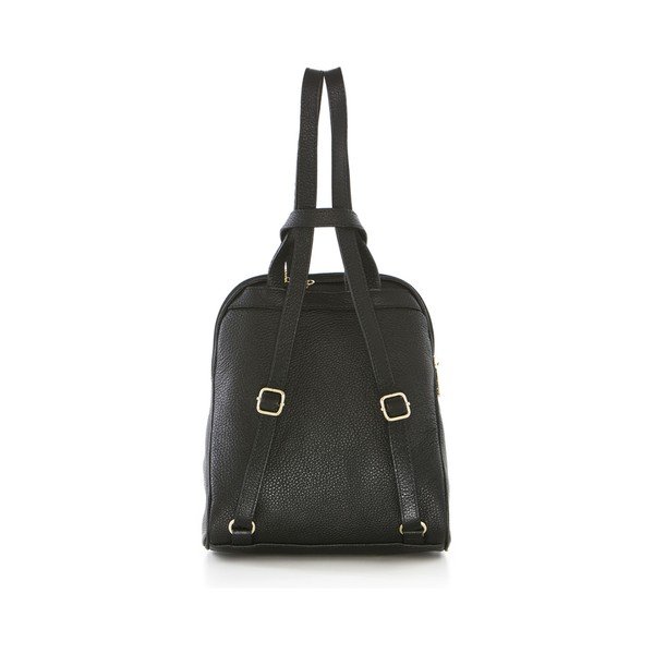Čierny kožený batoh Anna Morellini Oxana-image-2