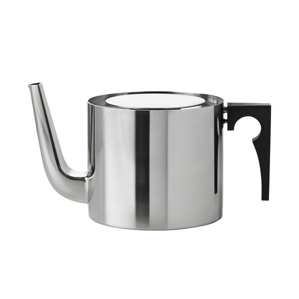 Kanvica na čaj z nehrdzavejúcej ocele v striebornej farbe 1,25 l Arne Jacobsen – Stelton