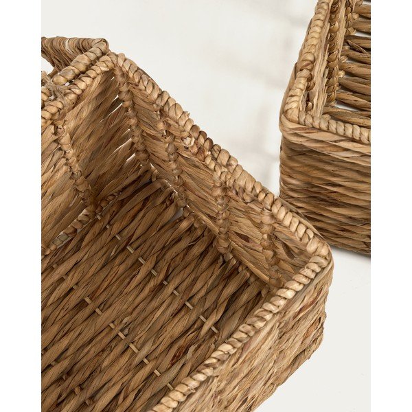 Košíky v súprave 2 ks z vodného hyacintu 60x37x40 cm Xuliana – Kave Home-image-2