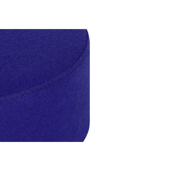 Modrý vlnený taburet Folk – noo.ma-image-4