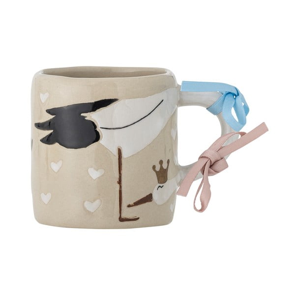 Béžový keramický detský hrnček 225 ml Bambino – Bloomingville Mini