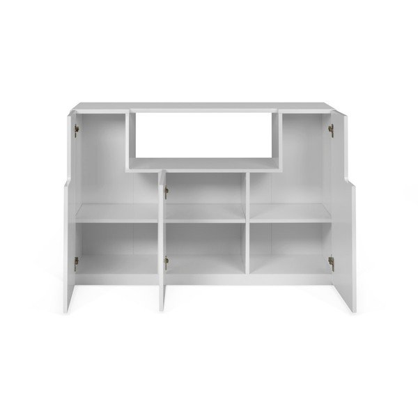 Biela lesklá komoda TemaHome Jade-image-2