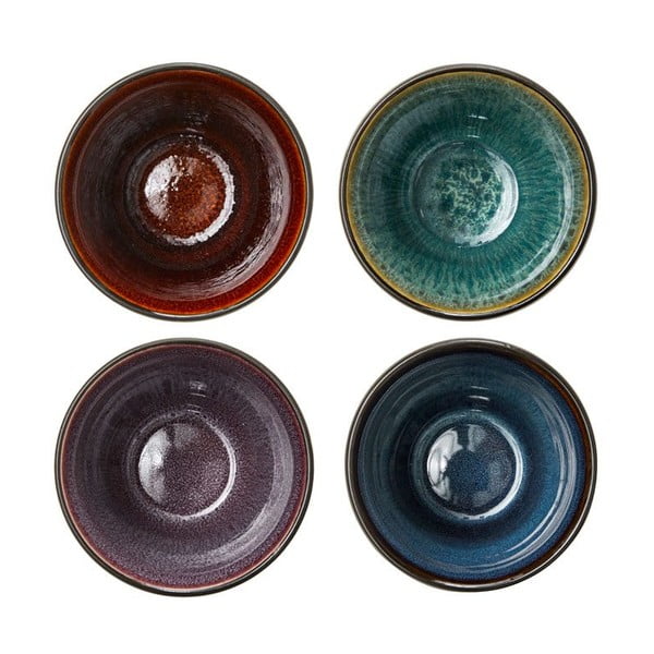 Čierne keramické hrnčeky v súprave 4 ks na latte 270 ml Gastro Black/Mix – Bitz-image-2