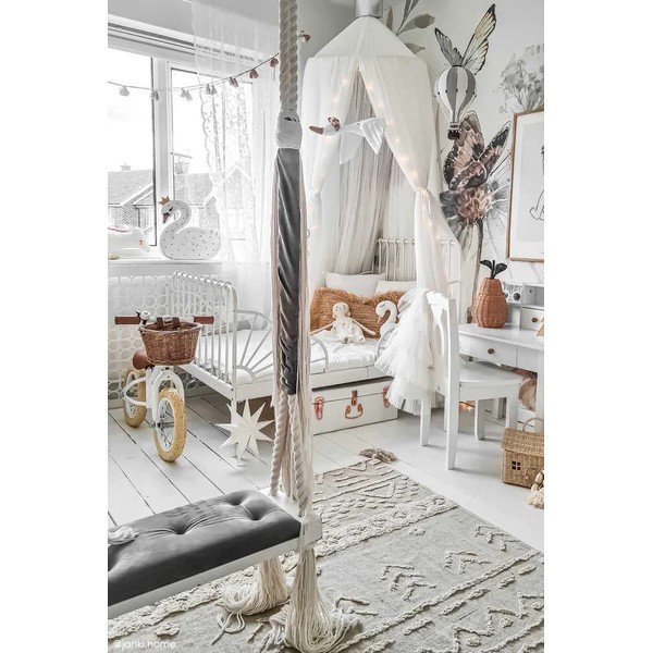 Svetlozelený prateľný ručne tkaný bavlnený koberec 170x240 cm Tribu Olive – Lorena Canals-image-1