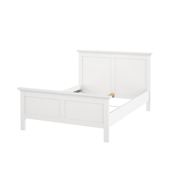 Biela dvojlôžková posteľ 140x200 cm Paris – Tvilum-image-3