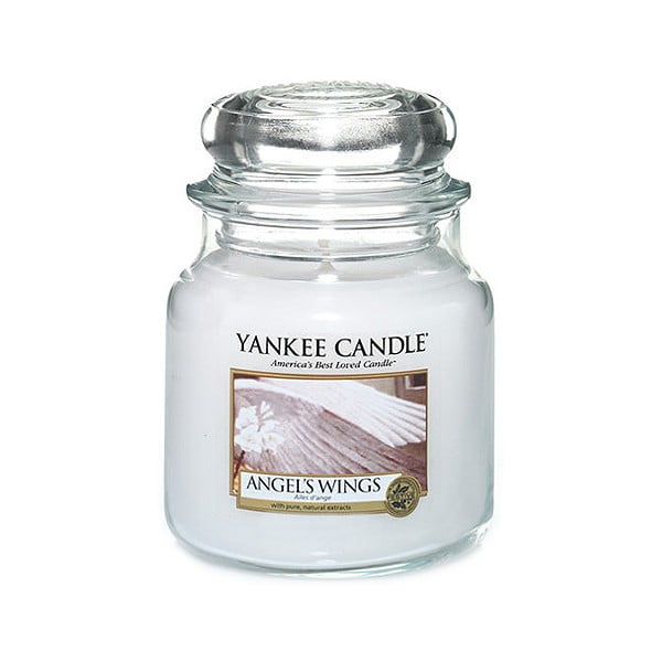 Vonná sviečka Yankee Candle Angel's Wings, doba horenia 65 h