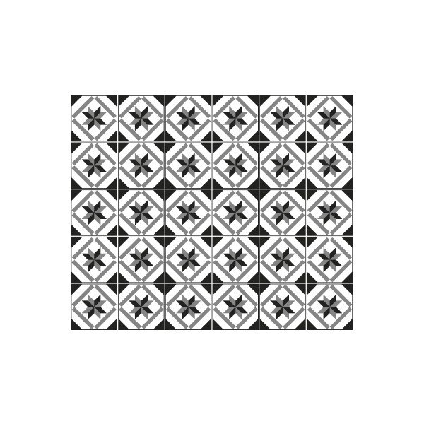 Sada 30 samolepiek na stenu Ambiance Azulejos Lucida, 15 × 15 cm-image-2