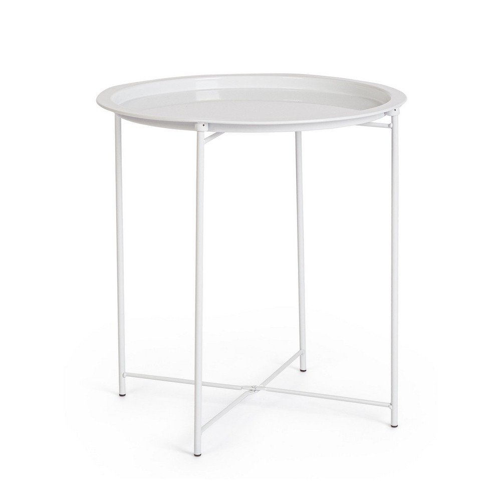 E-shop Kovový okrúhly odkladací stolík ø 47 cm Hilmar – Yes Everyday