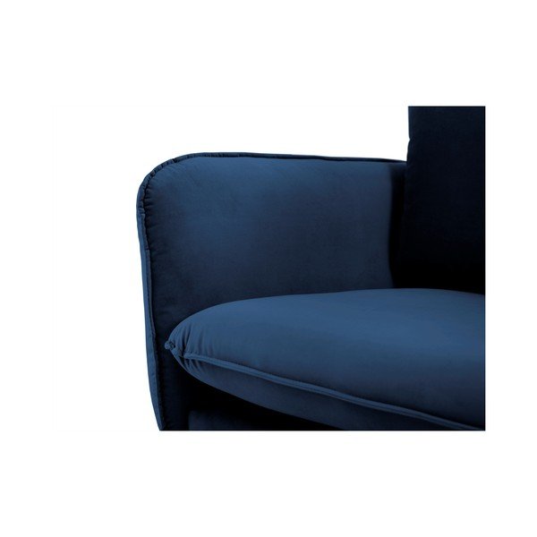 Tmavomodrá zamatová pohovka Cosmopolitan Design Vienna, 200 cm-image-4