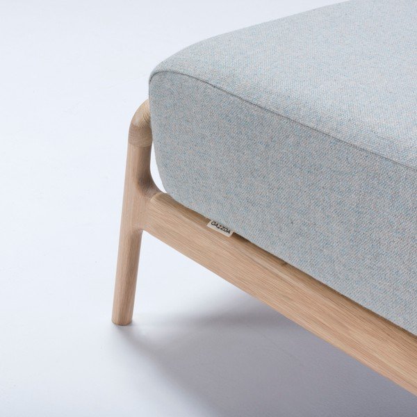 Modrosivá podnožka s konštrukciou z dubového dreva Gazzda Fawn-image-4