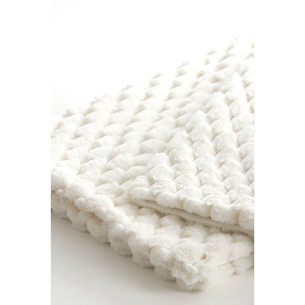 Bielobéžová deka z mikroplyšu 130x170 cm Vienne – Light & Living-image-1