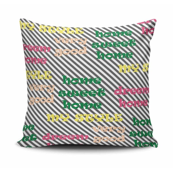 Obliečka na vankúš s prímesou bavlny Cushion Love Ferma, 45 × 45 cm