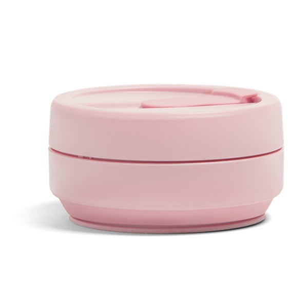 Ružový skladací cestovný hrnček Stojo Pocket Cup Carnation, 355 ml-image-1
