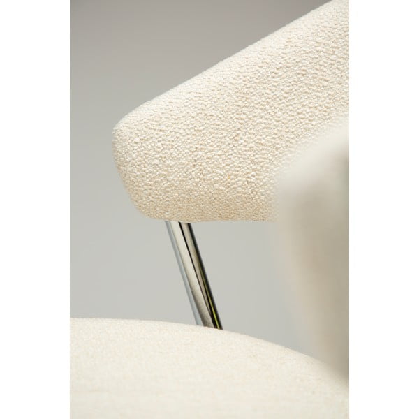 Krémovobiela čalúnená jedálenská stolička Zone – DAN-FORM Denmark-image-4