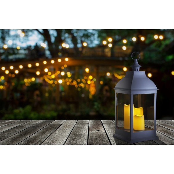 Biely LED lampáš (výška  54 cm) – Tomasucci-image-3