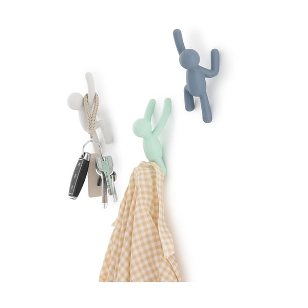 Nástenné plastové háčiky v súprave 3 ks Buddy - Umbra-image-3