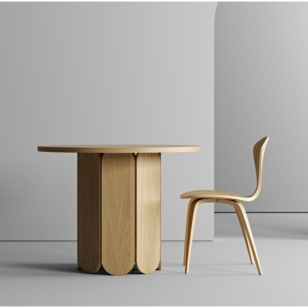 Jedálenský stôl v dubovom dekore Woodman Soft, ø 98 cm-image-1