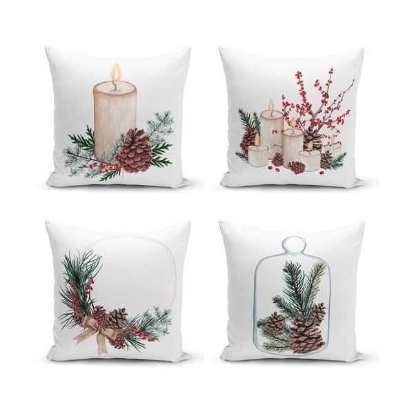 Obliečky na vankúše v súprave 4 ks 43x43 cm - Minimalist Cushion Covers