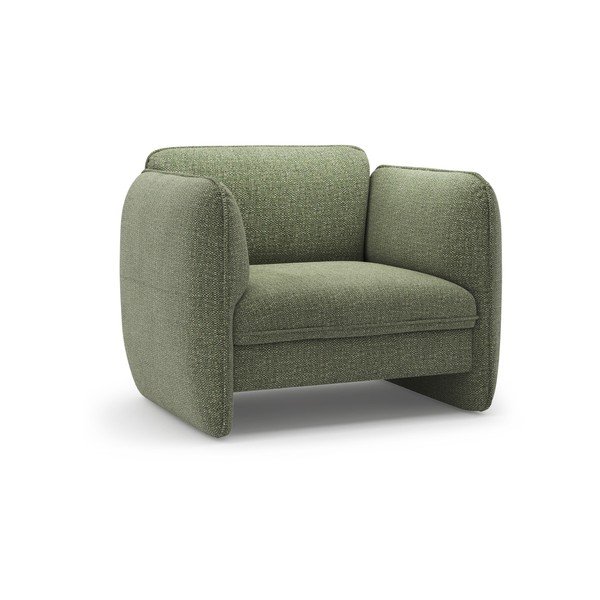 Zelené ženilkové kreslo Georgia – Micadoni 