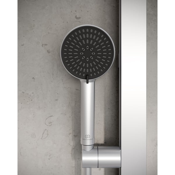 Plastová sprchová hlavica v matne striebornej farbe ALU+ – Ideal Standard-image-1