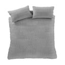 Sivé obliečky na dvojlôžko 200x200 cm Seersucker - Catherine Lansfield