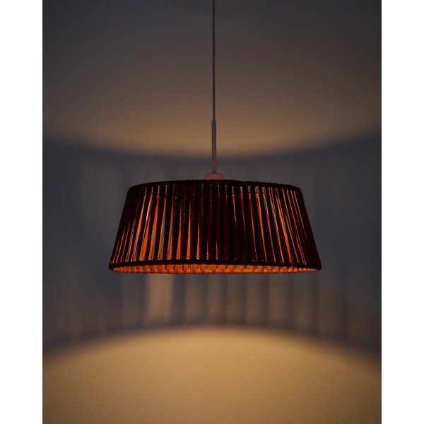 Kovové tienidlo v terakotovej farbe ø 46 cm Aldet – Kave Home-image-2