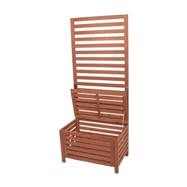 Hnedá drevená záhradná lavica Concord – Garden Pleasure-image-1