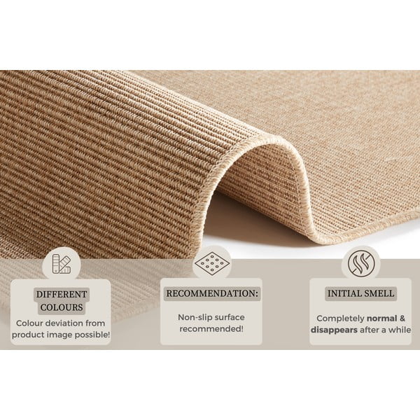 Béžový vnútorný a vonkajší behúň 80x250 cm Nature – Hanse Home-image-4