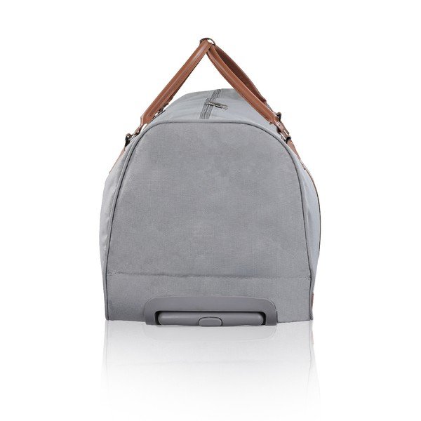 Sivá cestovná taška na kolieskach GENTLEMAN FARMER Oslo, 93 l-image-3