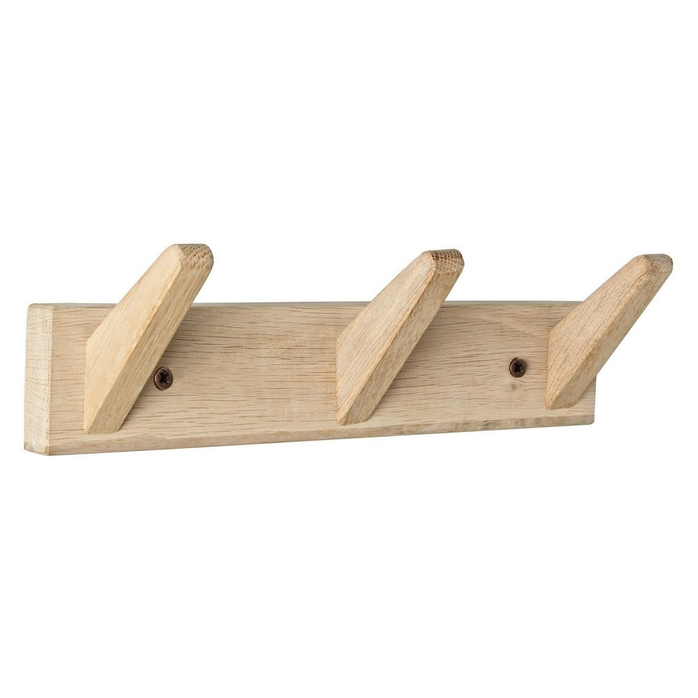 E-shop Nástenný vešiak z dubového dreva v svetlo prírodnej farbe 31 cm Daiki – Yes Everyday
