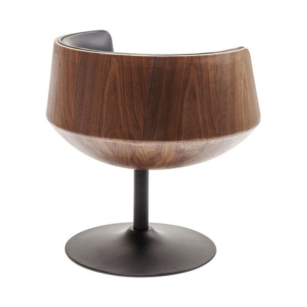 Hnedo-čierne kreslo Kare Design Club 54-image-3