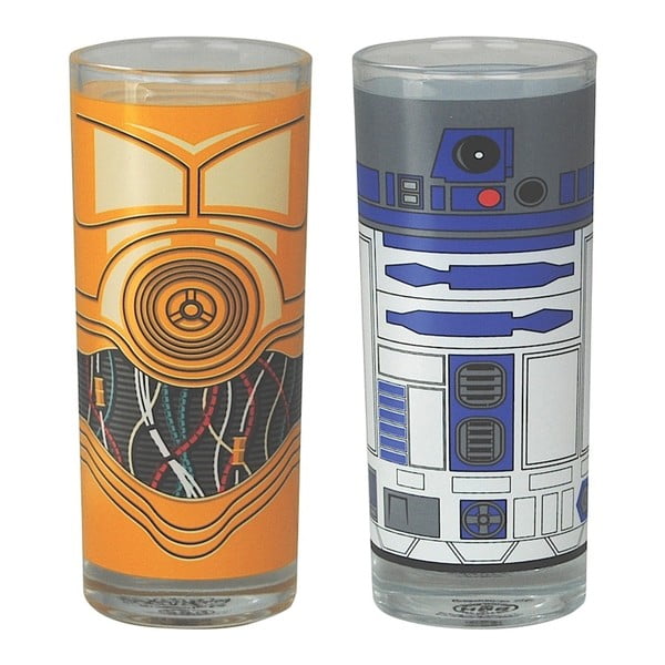 Sada 2 pohárov Star Wars™ R2D2 & C3PO, 300 ml