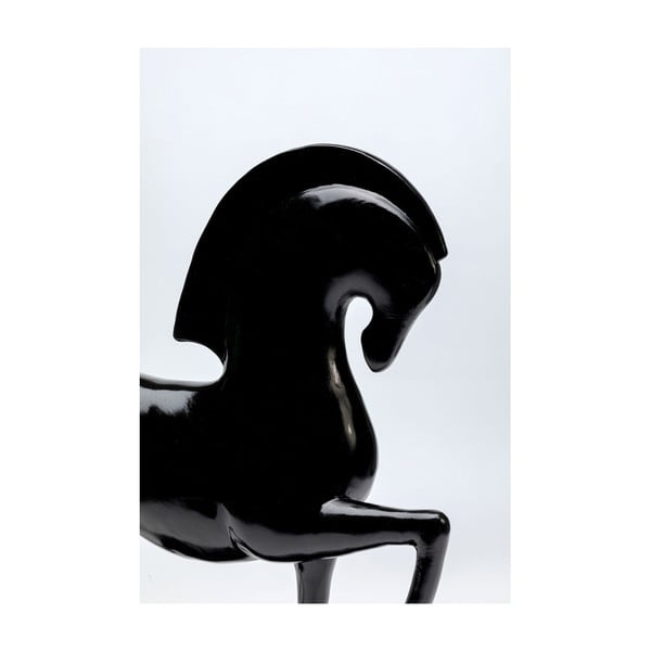 Čierna soška koňa Kare Design Proud Horse-image-1