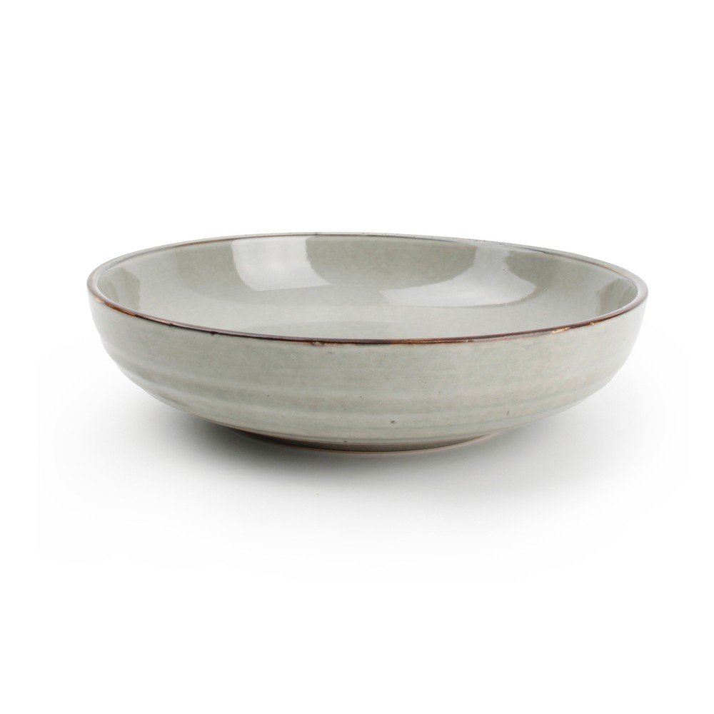 Zelený hlboký kameninový tanier ø 22 cm Artisan – Salt&Pepper
