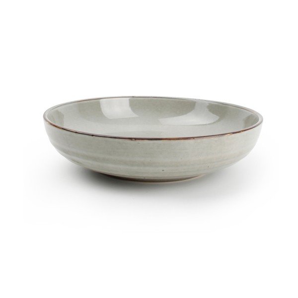 Zelený hlboký  kameninový tanier ø 22 cm Artisan – Salt&Pepper